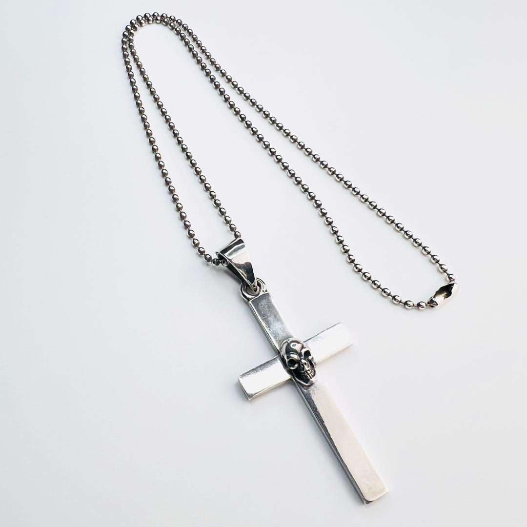 Gaboratory ガボラトリー クロス スカル ネックレス 刻印有り.