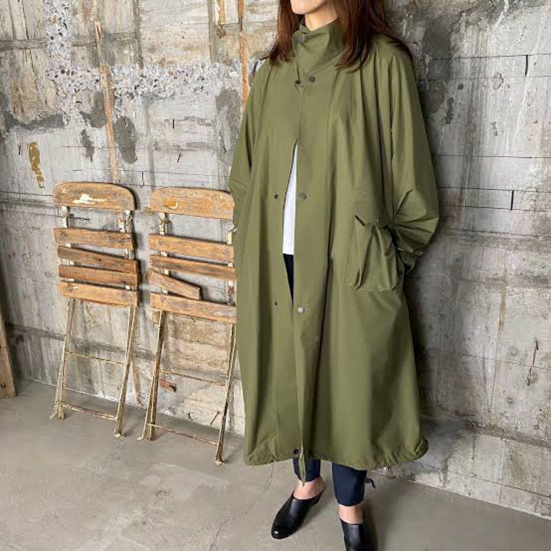 HYKE PERTEX MILITARY COAT ナイロンコート