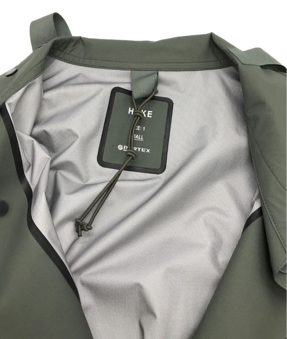 HYKE PERTEX MILITARY COAT ナイロンコート