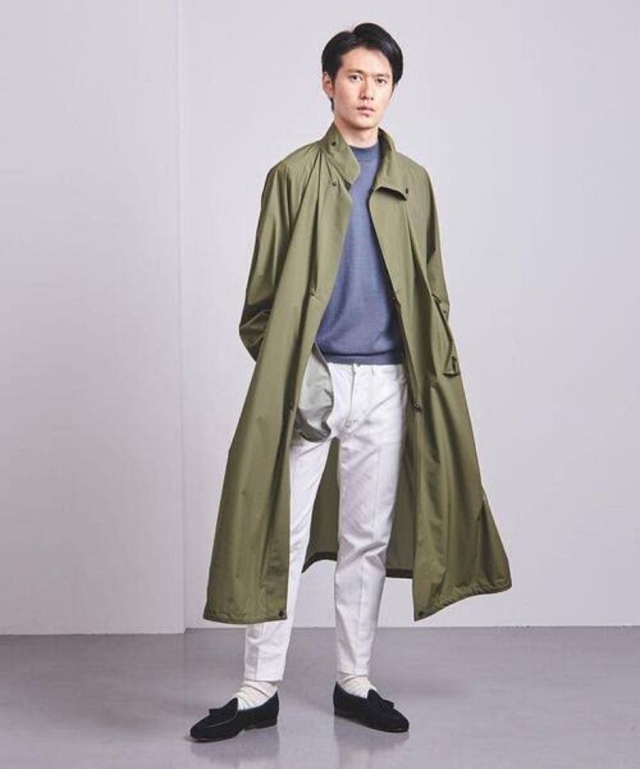 HYKE PERTEX MILITARY COAT ナイロンコート