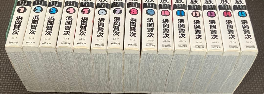 【全巻初版】浦安鉄筋家族 文庫版 全15巻セット 浜岡賢次 秋田文庫