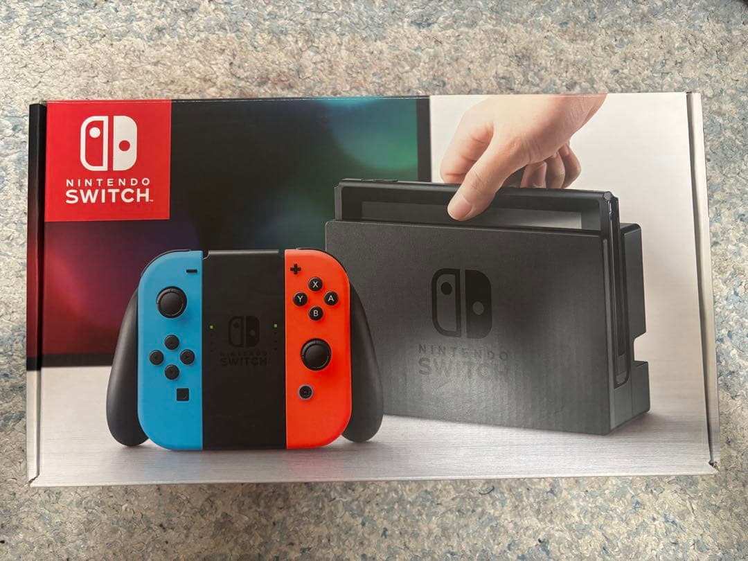 初期型　Nintendo Switch 本体　Joy-Con異常有