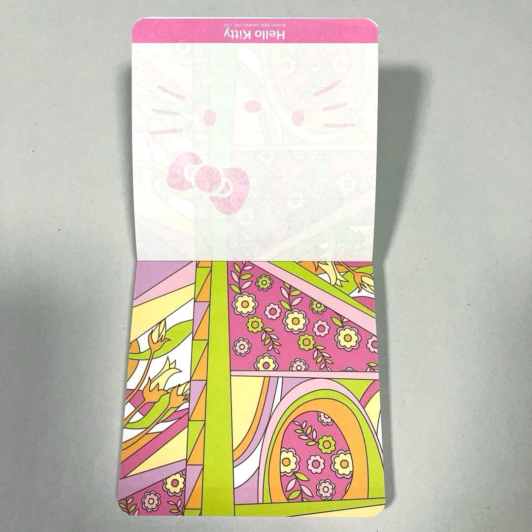 キティ 海外限定 メモ フラワー フェイス スクエアメモ ♡ レア サンリオ