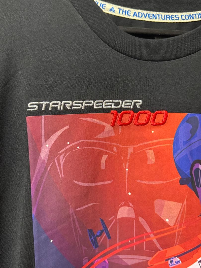 【新品・未使用】海外ディズニー　スターツアーズ　Tシャツ　M（L〜XL同等）