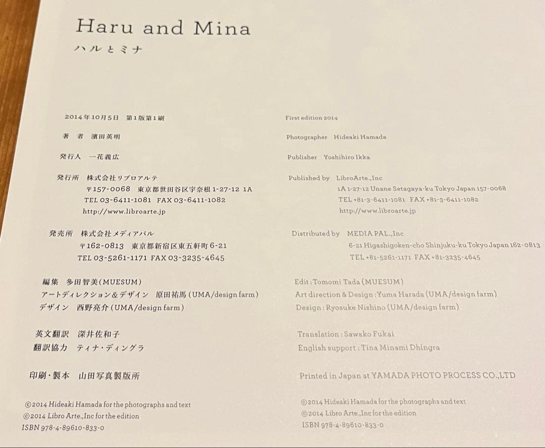 濱田英明 ハルとミナ 初版 絶版 入手困難
