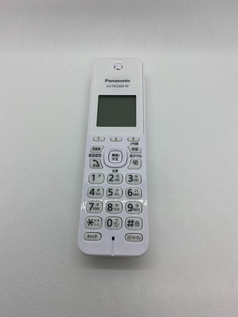 Panasonic コードレス 電話機 子機1台付き ホワイト VE-GZ228