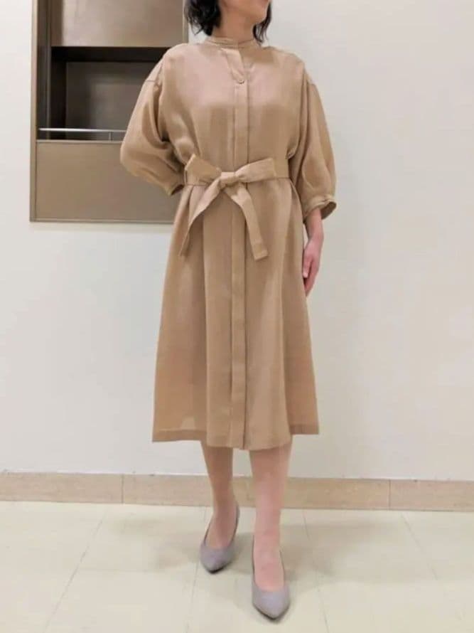 AMACAアマカ シャツワンピース【ウォッシャブル】 ¥39,600