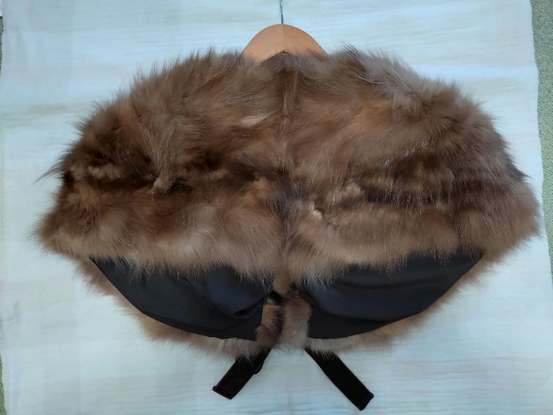 【新品タグ付き♪】 ロシアンセーブル リアルファー ストール ショール