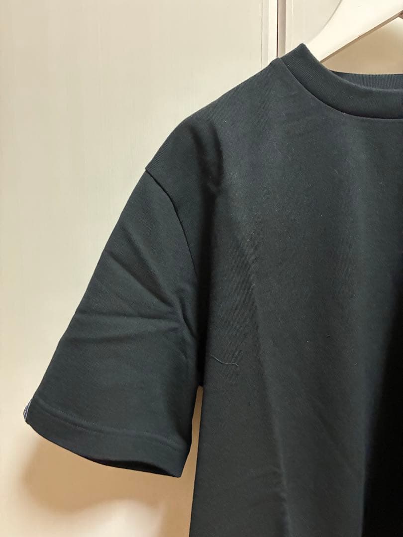 未使用　ループウィラー　スイスコットン　袖ポケット　Tシャツ　ブラック　M