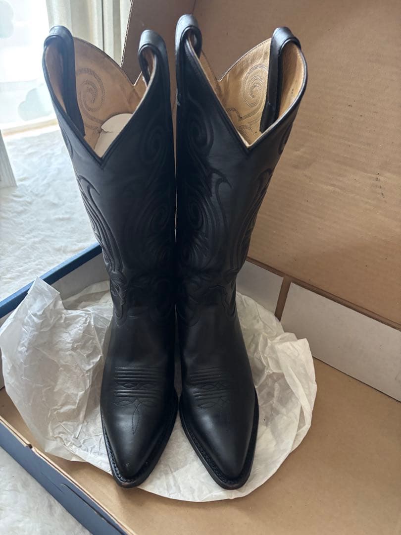 Tony Lama ウエスタンブーツ　Black Pampas