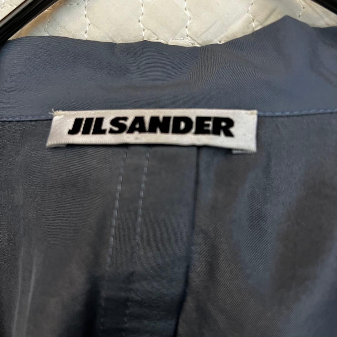 ジルサンダーjil sanderコットンジャケットシルクライナー42