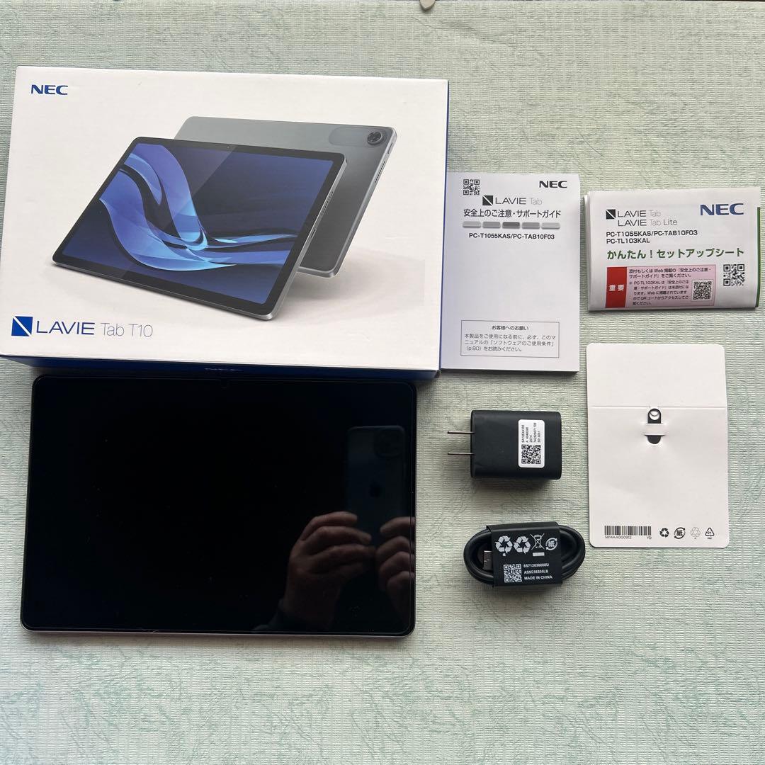 NEC　AndroidタブレットPC-T1055KAS キーボードセット　ケース