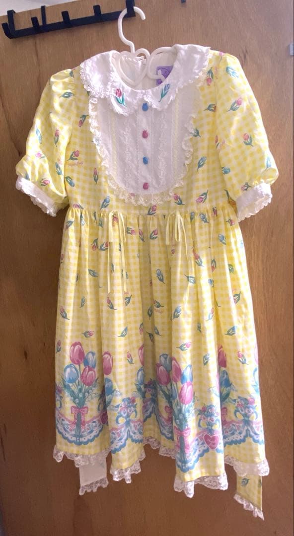 Tulip Bouquetワンピース　イエロー　Angelic Pretty