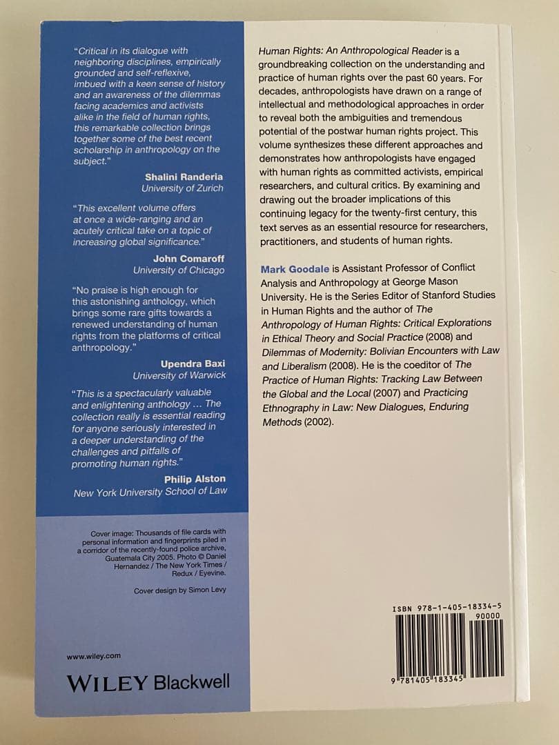 語学・辞書・学習参考書 Human Rights An Anthropological Reader