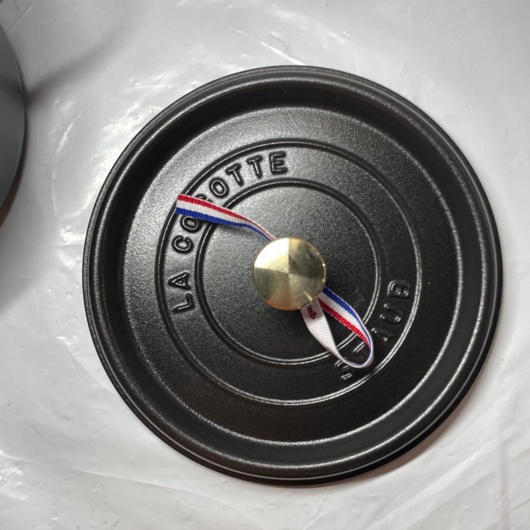 Staub ピコ・ココット ラウンド 24cm ブラック 40500-241
