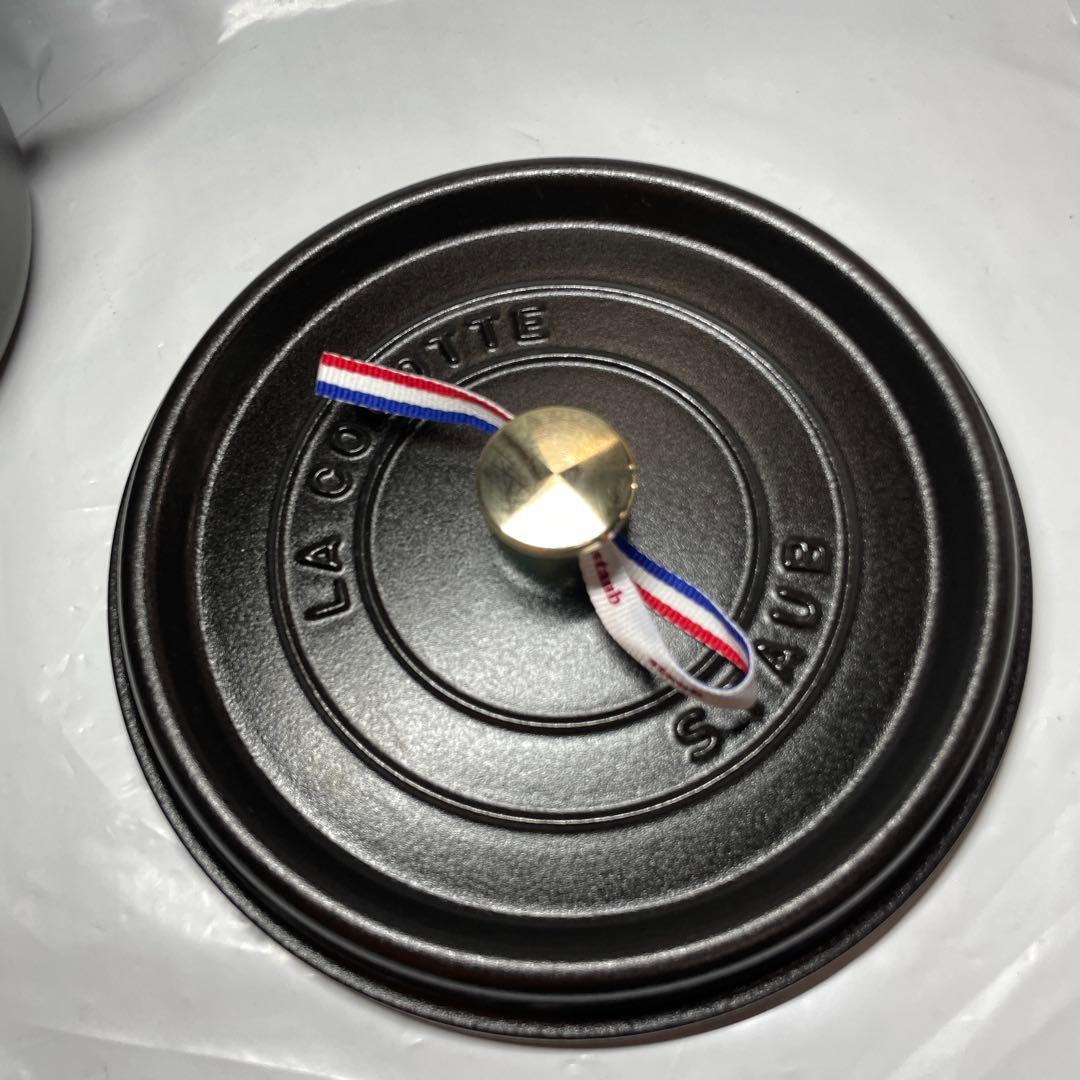 Staub ピコ・ココット ラウンド 24cm ブラック 40500-241