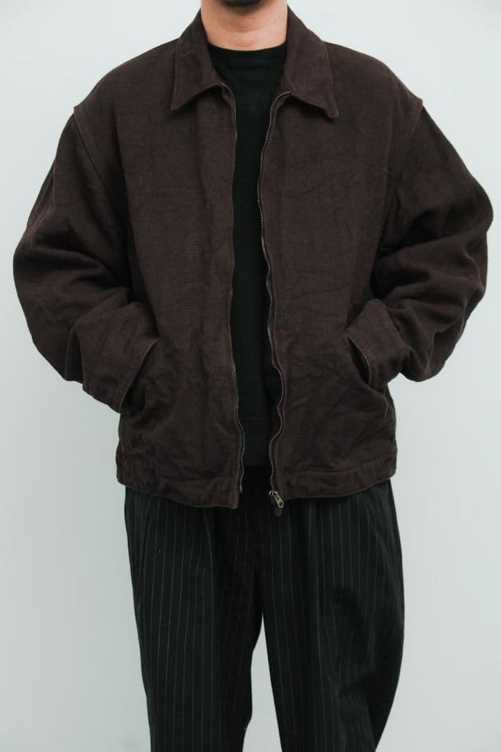 comoli 26ss　ヘンプダックショートジャケット