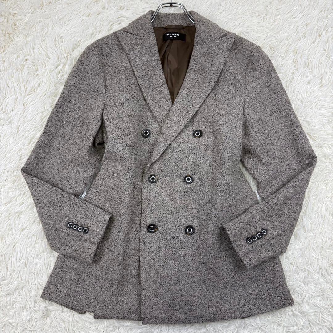 極美品 24AW ウノピゥウノウグァーレトレ クラシックダブルジャケット M