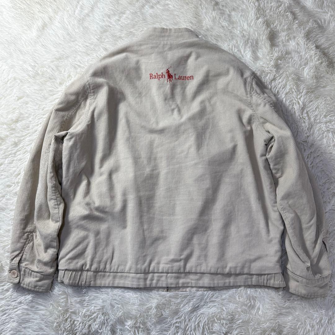 【希少・両面デカロゴ】Ralph Lauren リバーシブル スイングトップ L