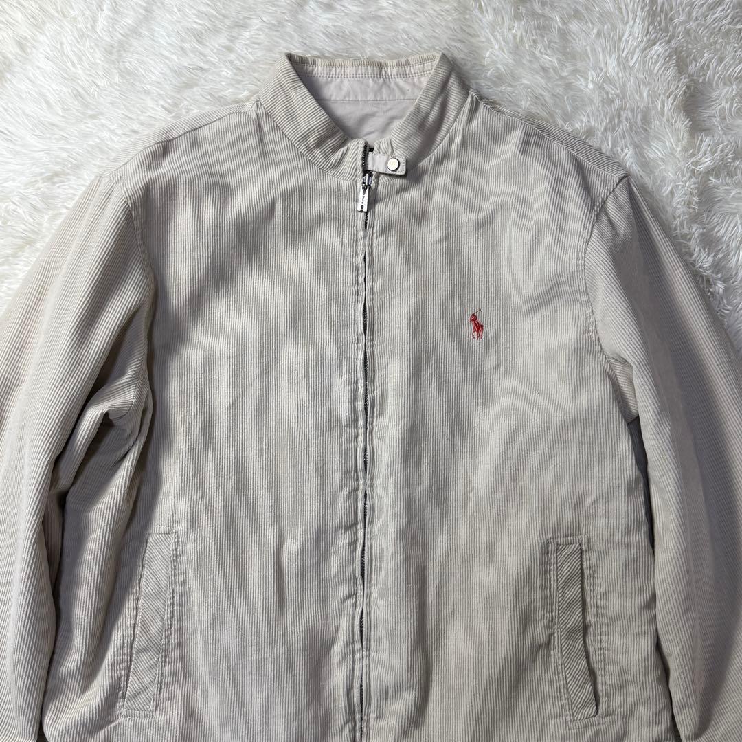 【希少・両面デカロゴ】Ralph Lauren リバーシブル スイングトップ L