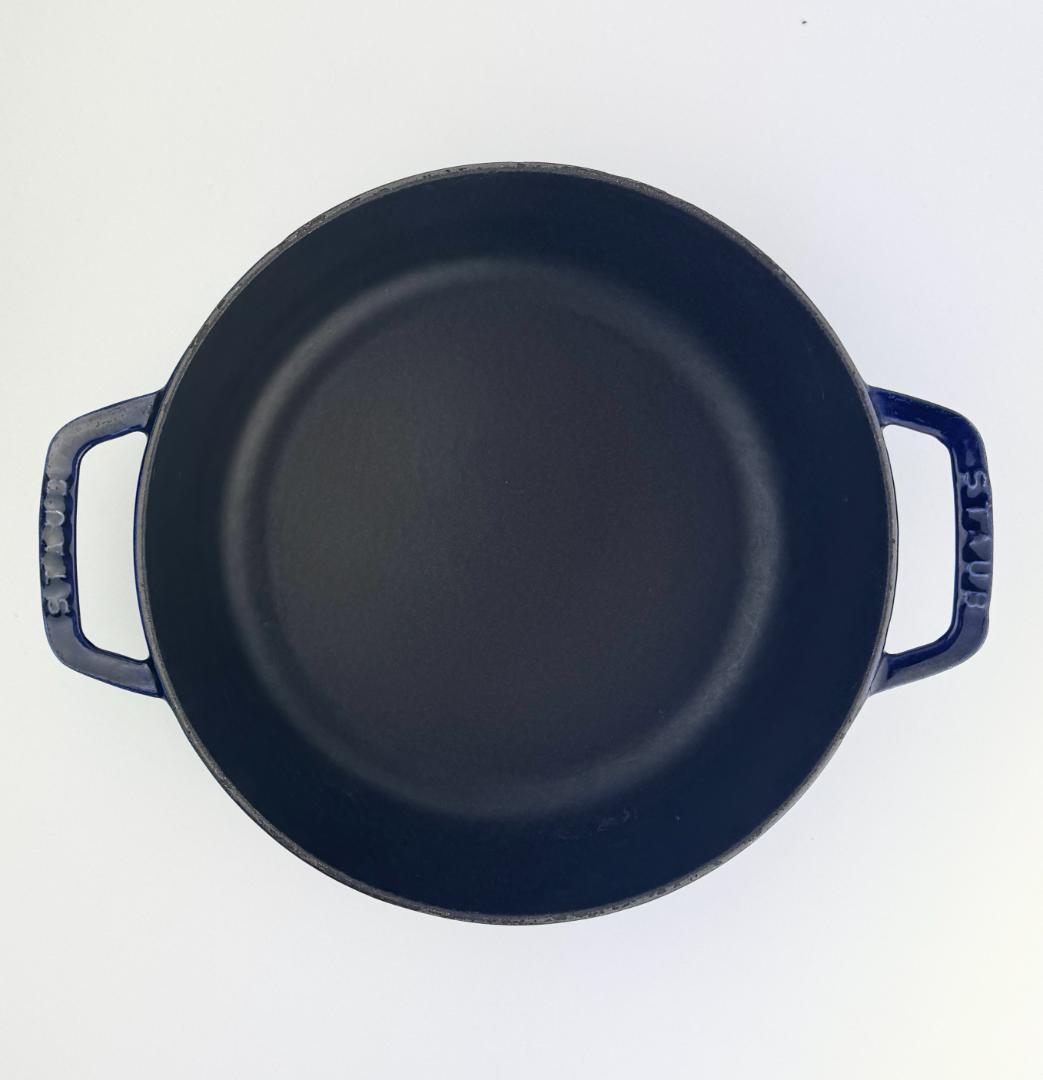 ストゥブ【STAUB】ダークブルー26cm ピコ・ココラット ラウンドシャロー