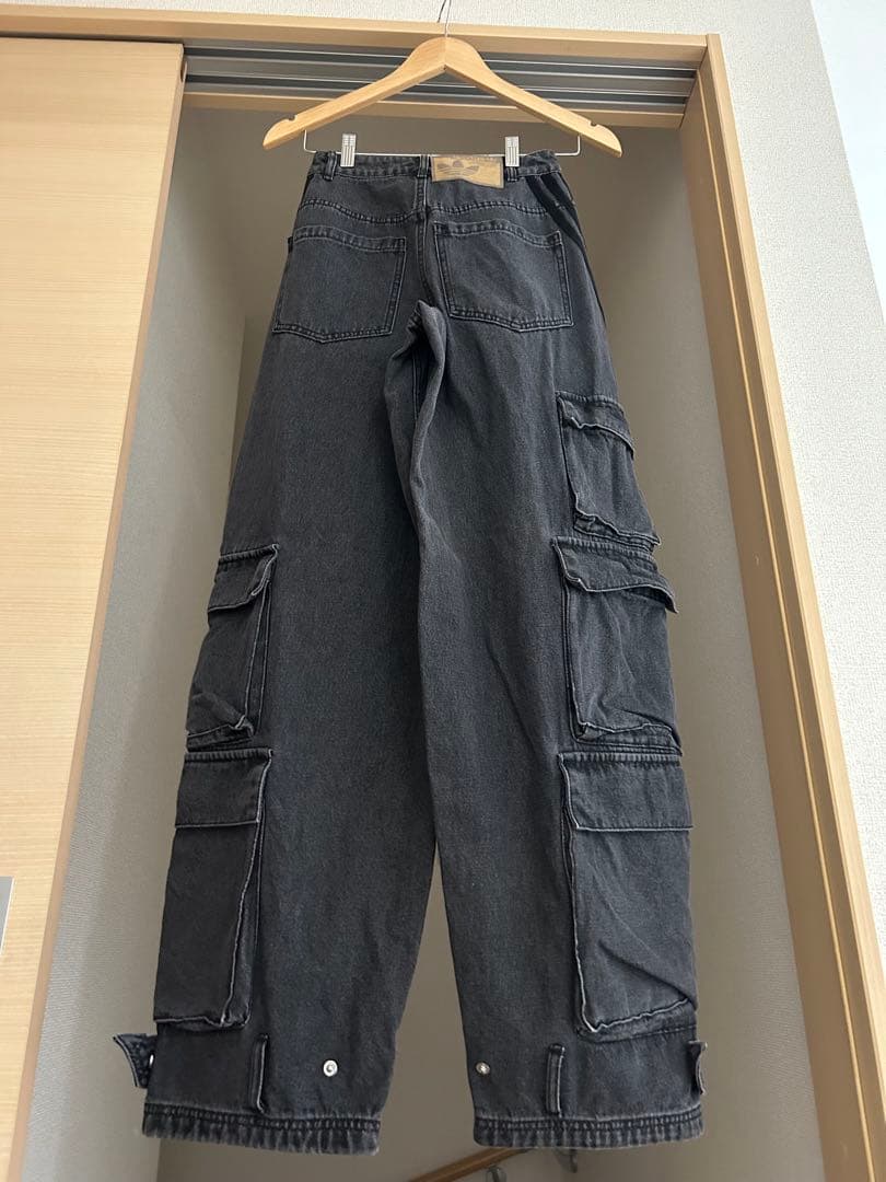 adidas Adilenium デニムカーゴパンツ 24