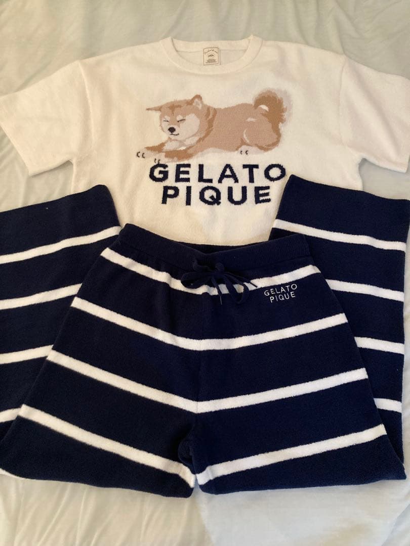 GELATO PIQUE 上野限定　芝犬ルームウェア　ロングパンツ