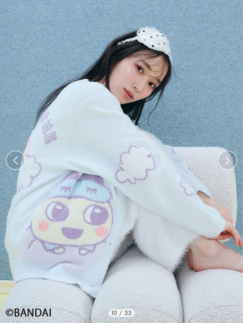 【たまごっち】ニットカーディガン SNIDEL  まめっち