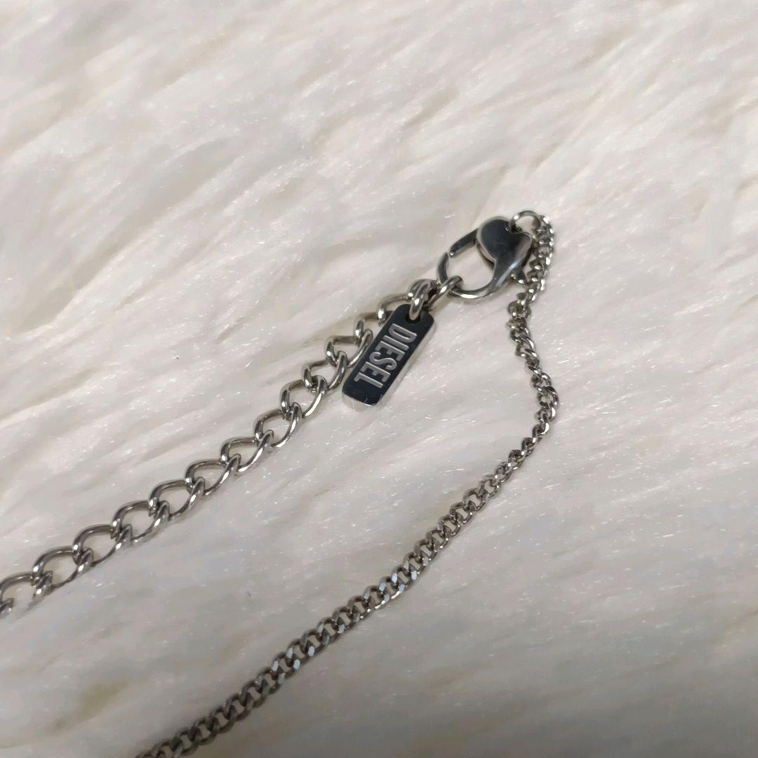 ディーゼル ネックレス Dマーク ペンダント DIESEL