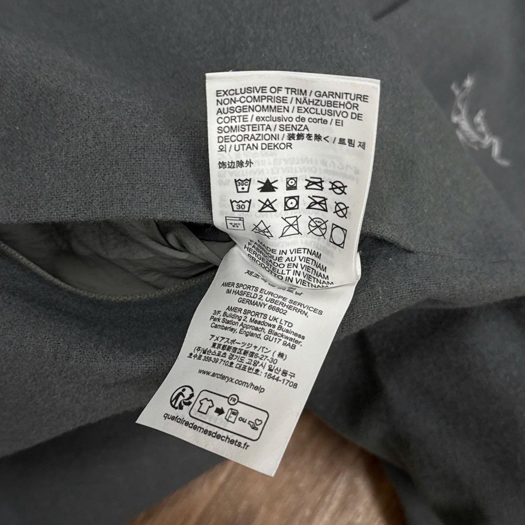 【新品未使用】ARC'TERYX Sawyer Wool Hoody M