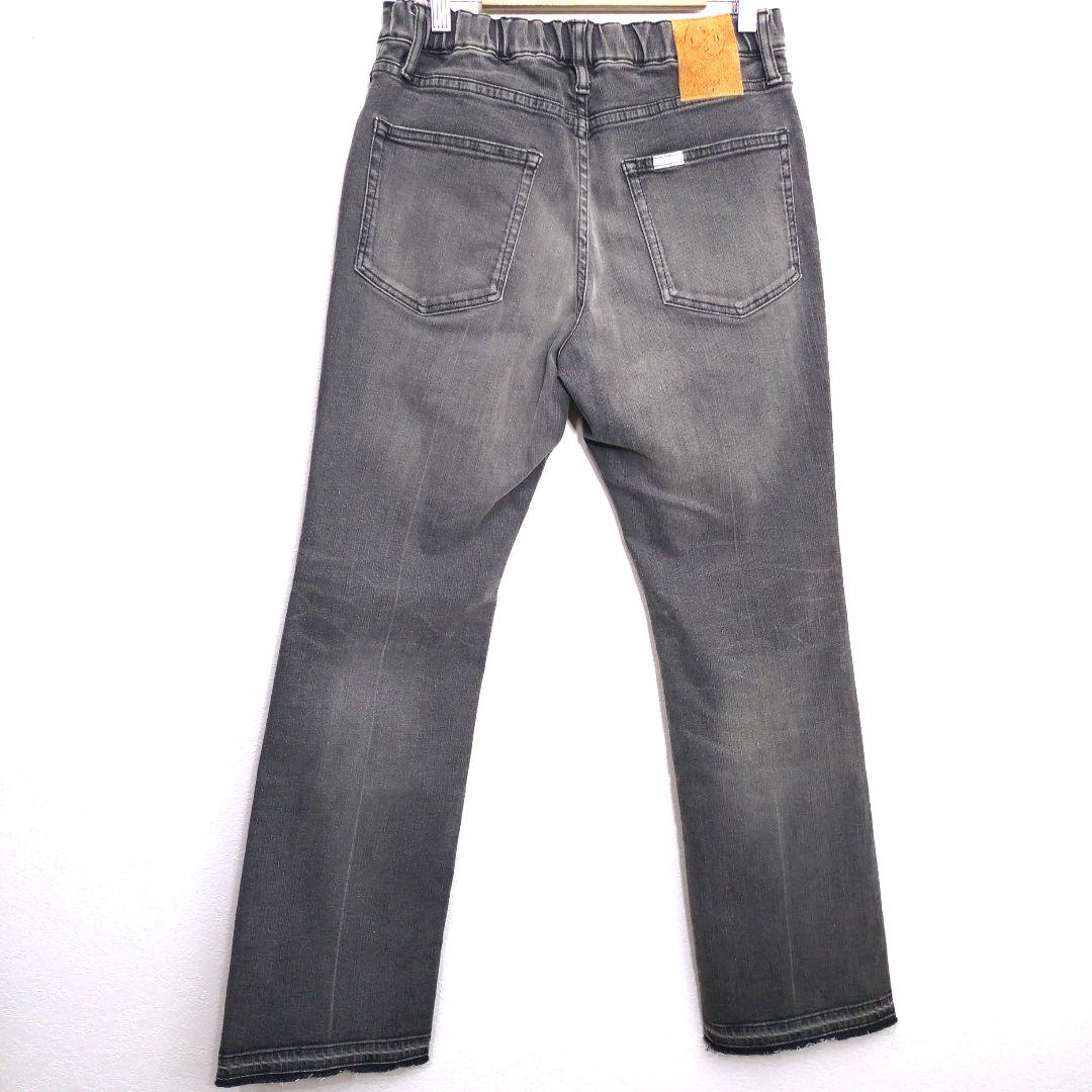 SURT FLARE HEM デニム パンツMXSR19L Mサイズ グレー
