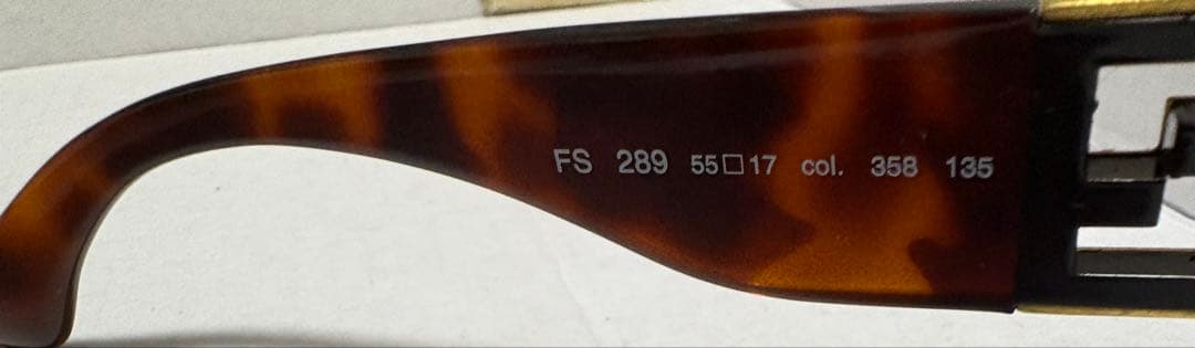 FENDI フェンディ ズッカ FFロゴ ヴィンテージ サングラス　FS 289
