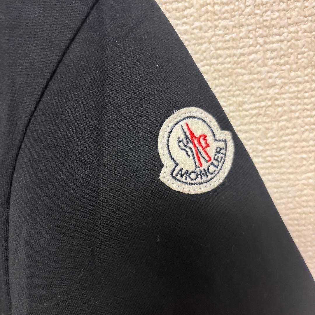 MONCLER ブラック Tシャツ XL