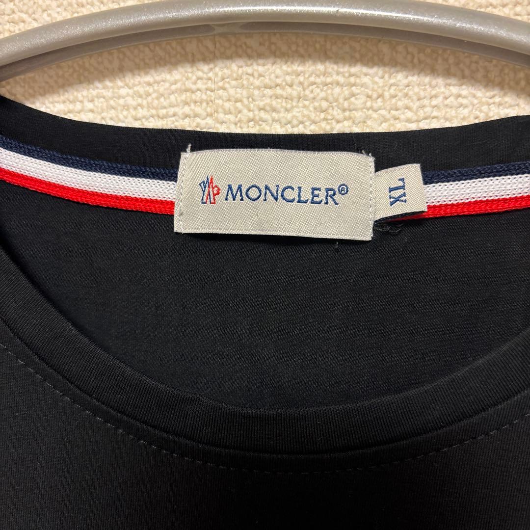 MONCLER ブラック Tシャツ XL