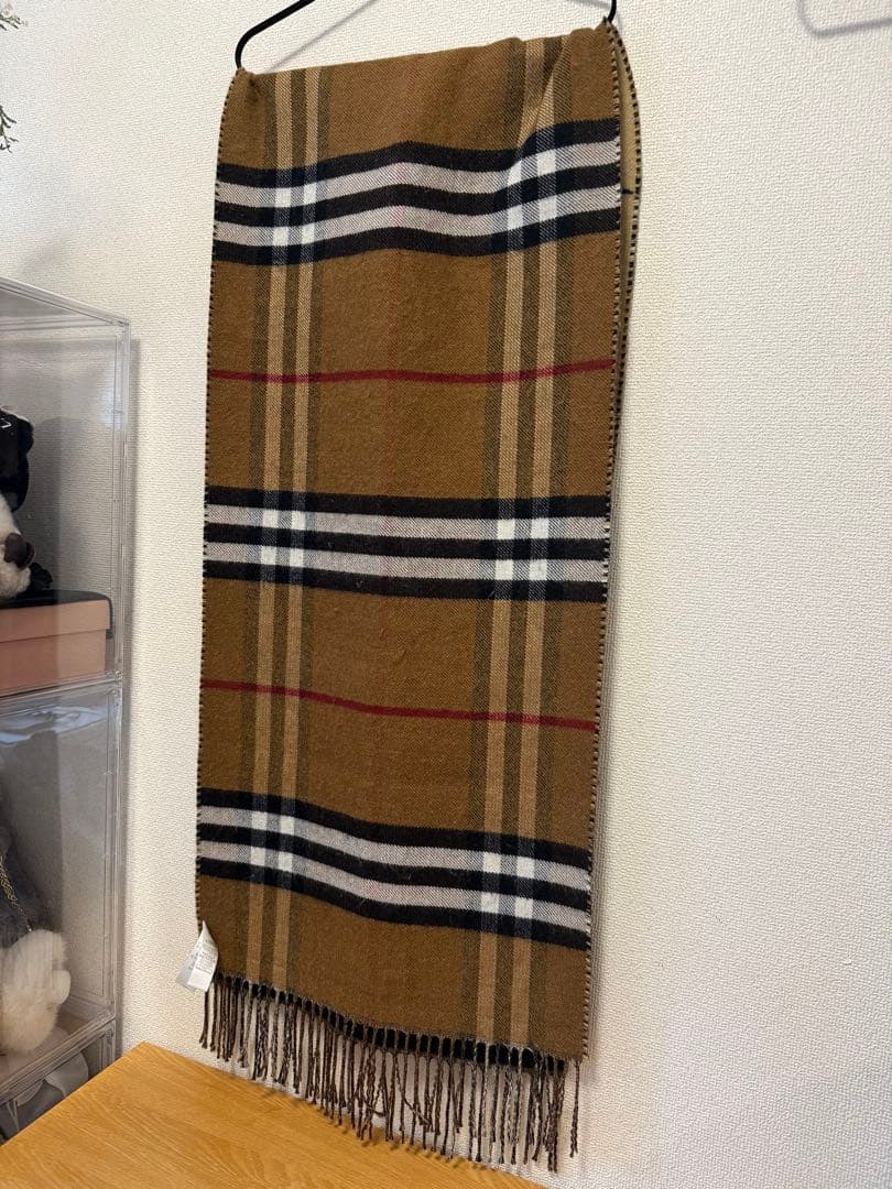 BURBERRY ストール 風景と騎士デザイン