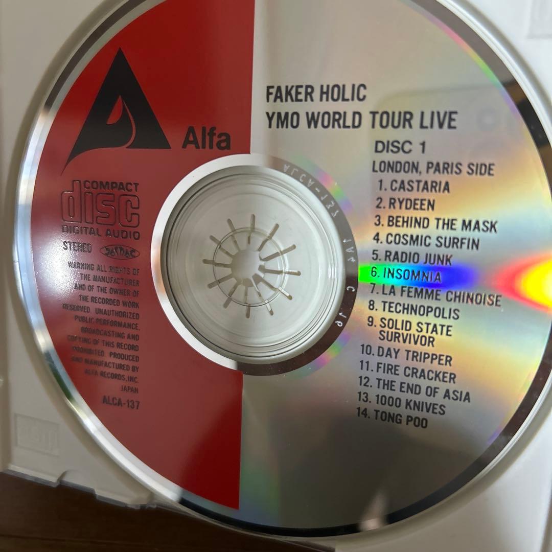 YMO FAKER HOLIC ワールドツアーライブ