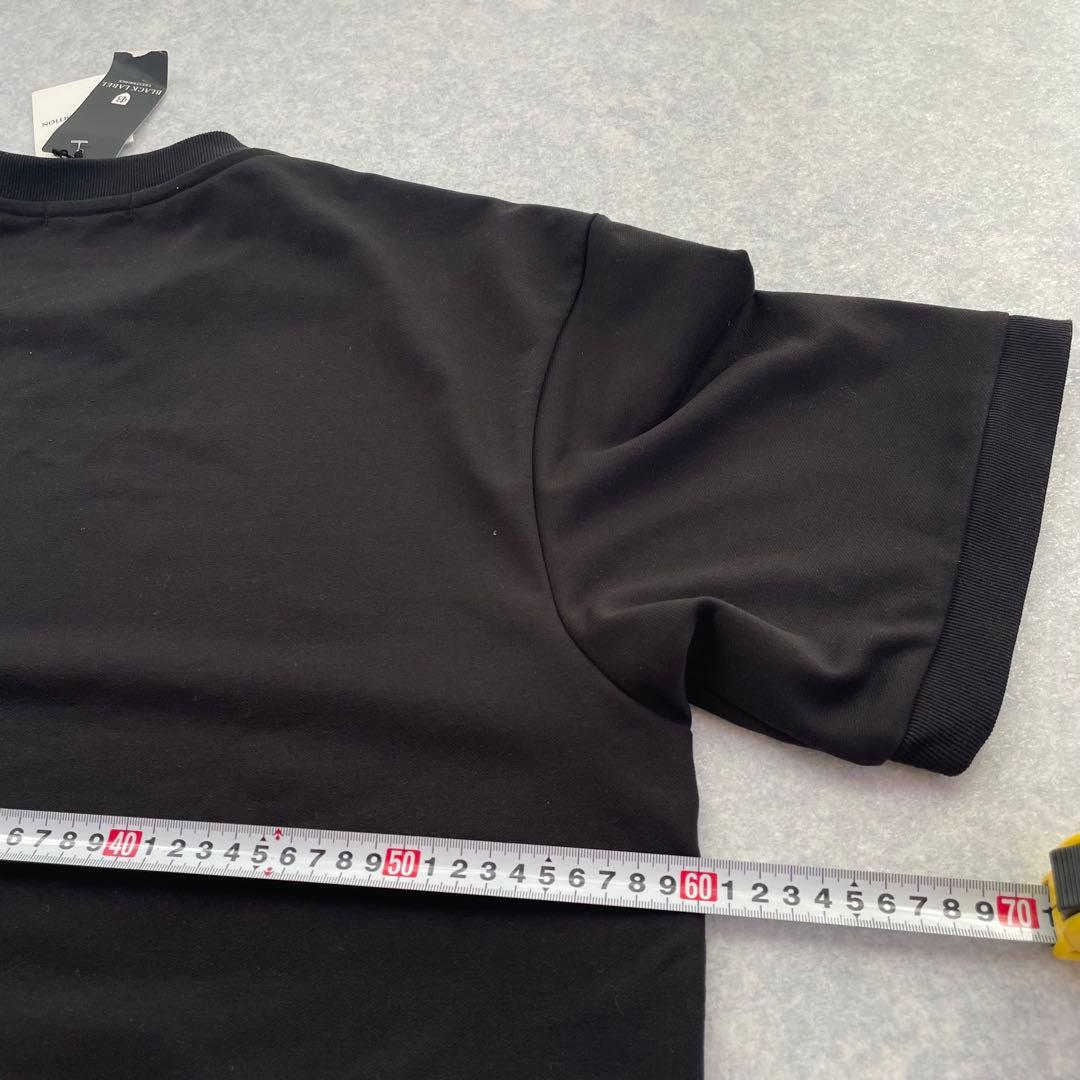 新品未使用 ブラックレーベルクレストブリッジ 半袖 ロゴ入りTシャツ 黒 XL