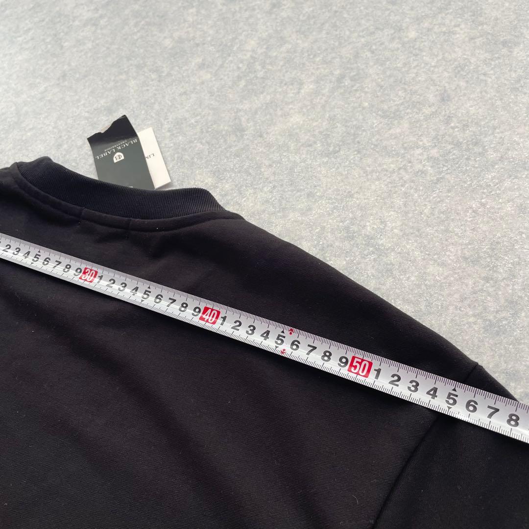 新品未使用 ブラックレーベルクレストブリッジ 半袖 ロゴ入りTシャツ 黒 XL