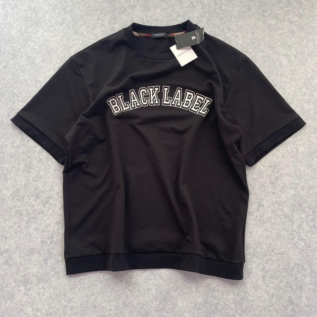 新品未使用 ブラックレーベルクレストブリッジ 半袖 ロゴ入りTシャツ 黒 XL