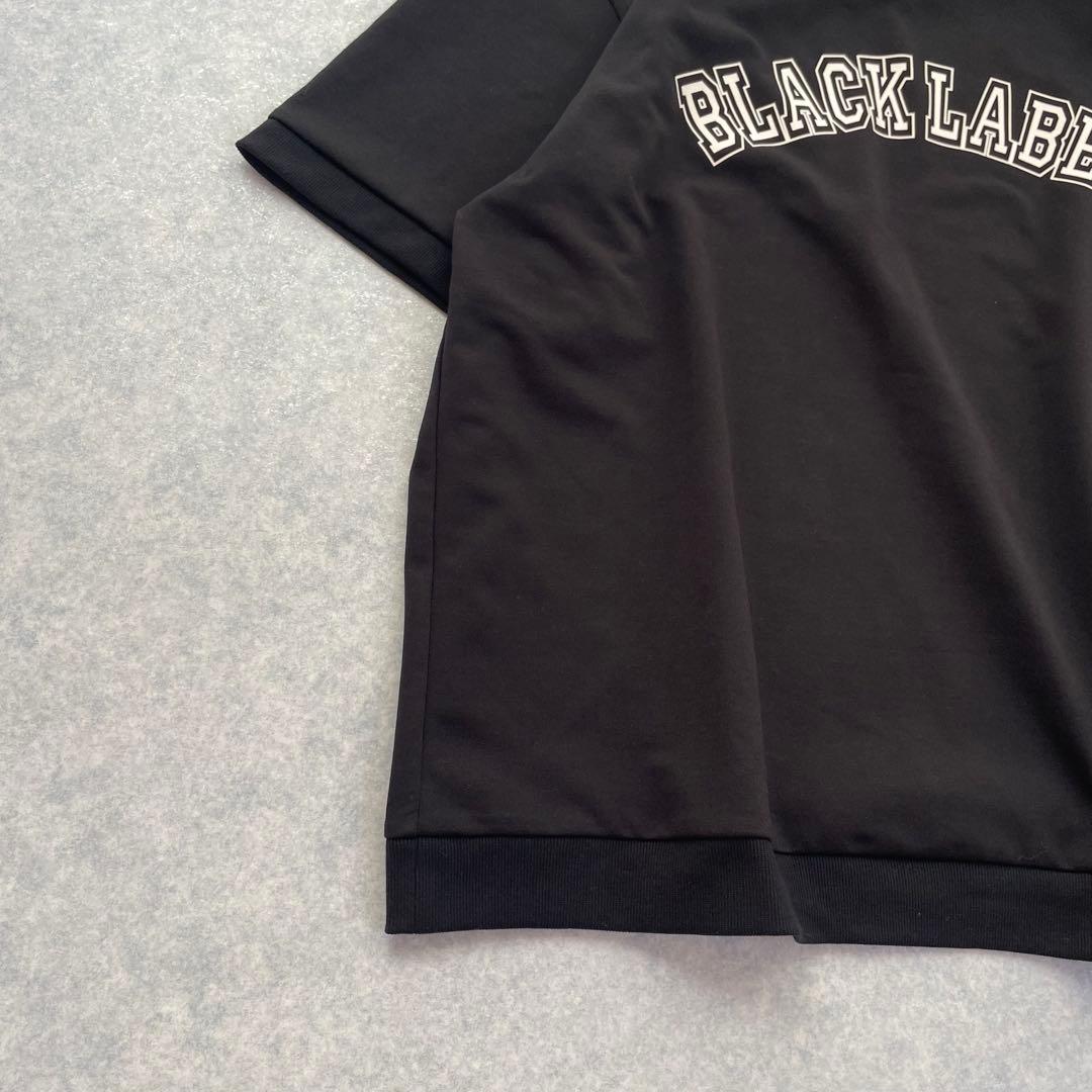 新品未使用 ブラックレーベルクレストブリッジ 半袖 ロゴ入りTシャツ 黒 XL