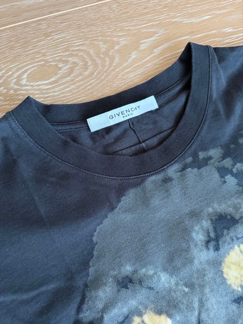 低*営様 Givenchy 犬の顔プリント Tシャツ Lサイズ ブラック
