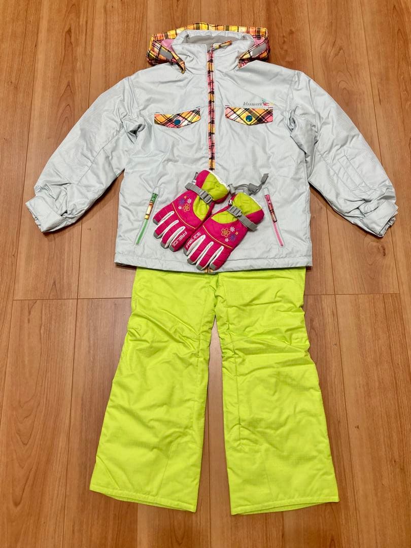 子ども用スキーウェアセット 140cm 美品