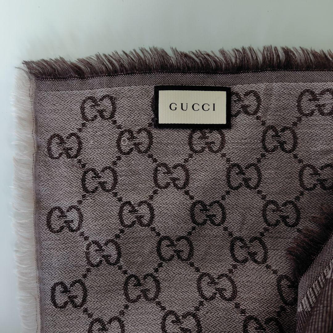 GUCCI　グッチ　GG柄　ストール　マフラー