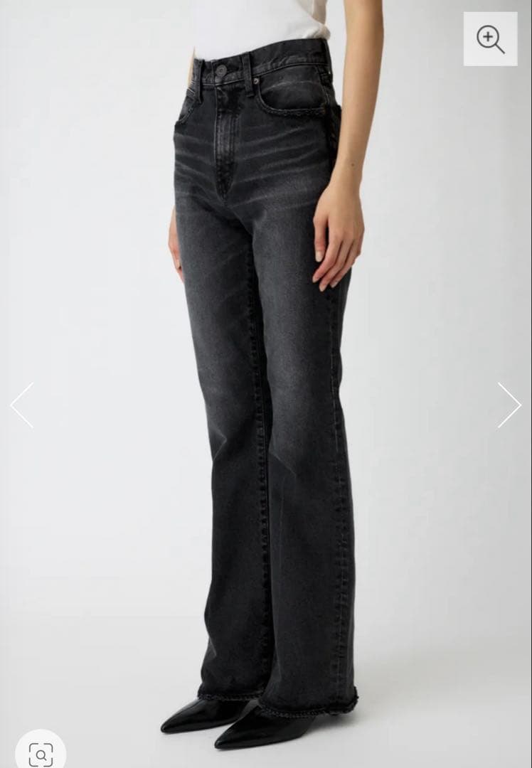 パンツ Moussy MVS BLACK FLARE 27