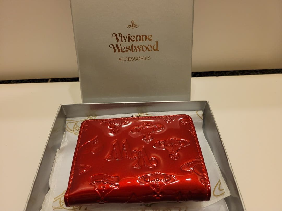 Vivienne Westwood BURGUNDY 三つ折り財布