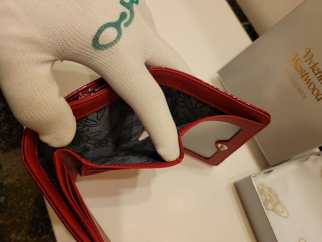 Vivienne Westwood BURGUNDY 三つ折り財布