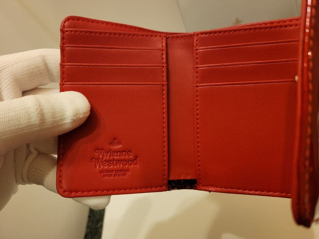 Vivienne Westwood BURGUNDY 三つ折り財布