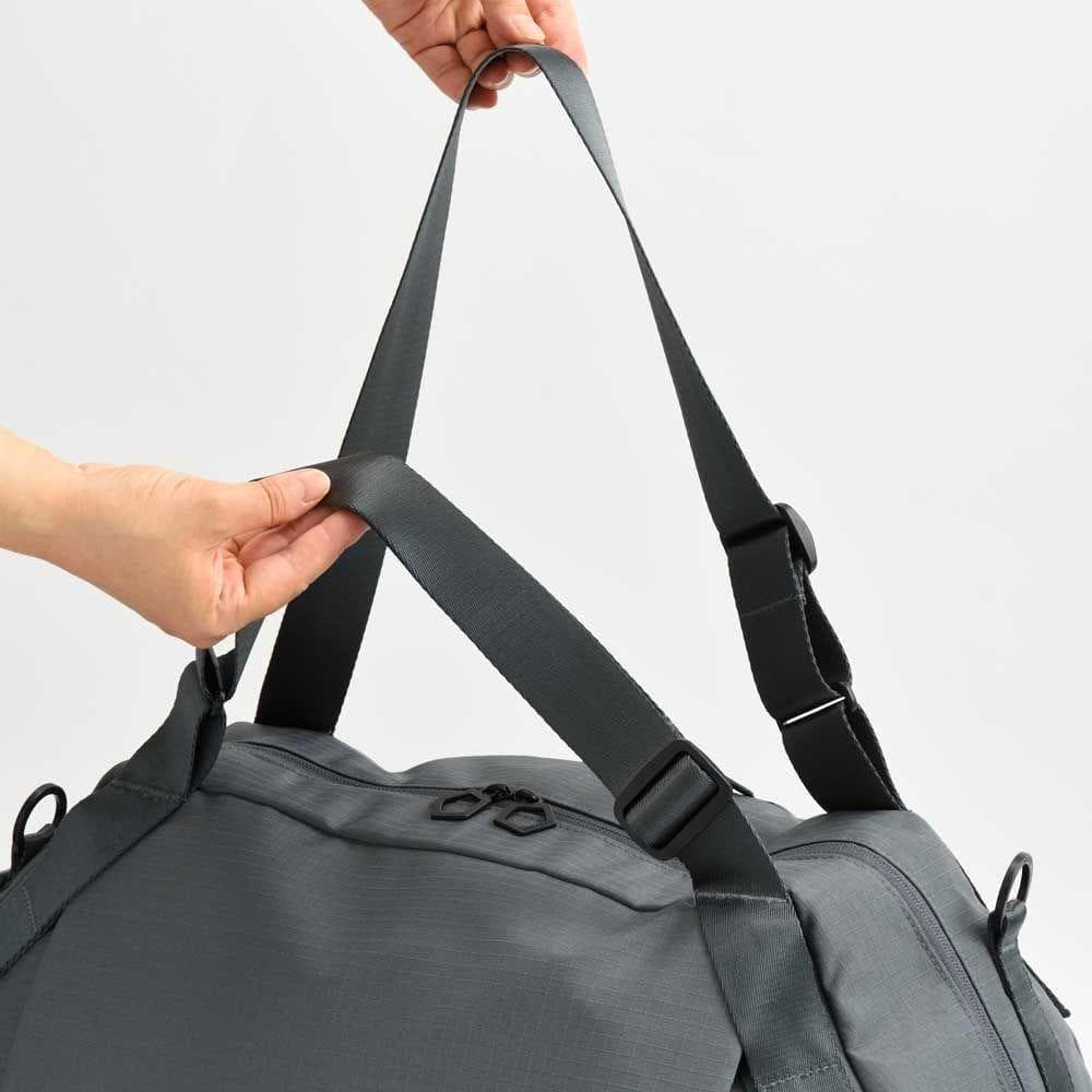 MILESTO ミレスト Hutte ヒュッテ ボストンバッグ ブラック