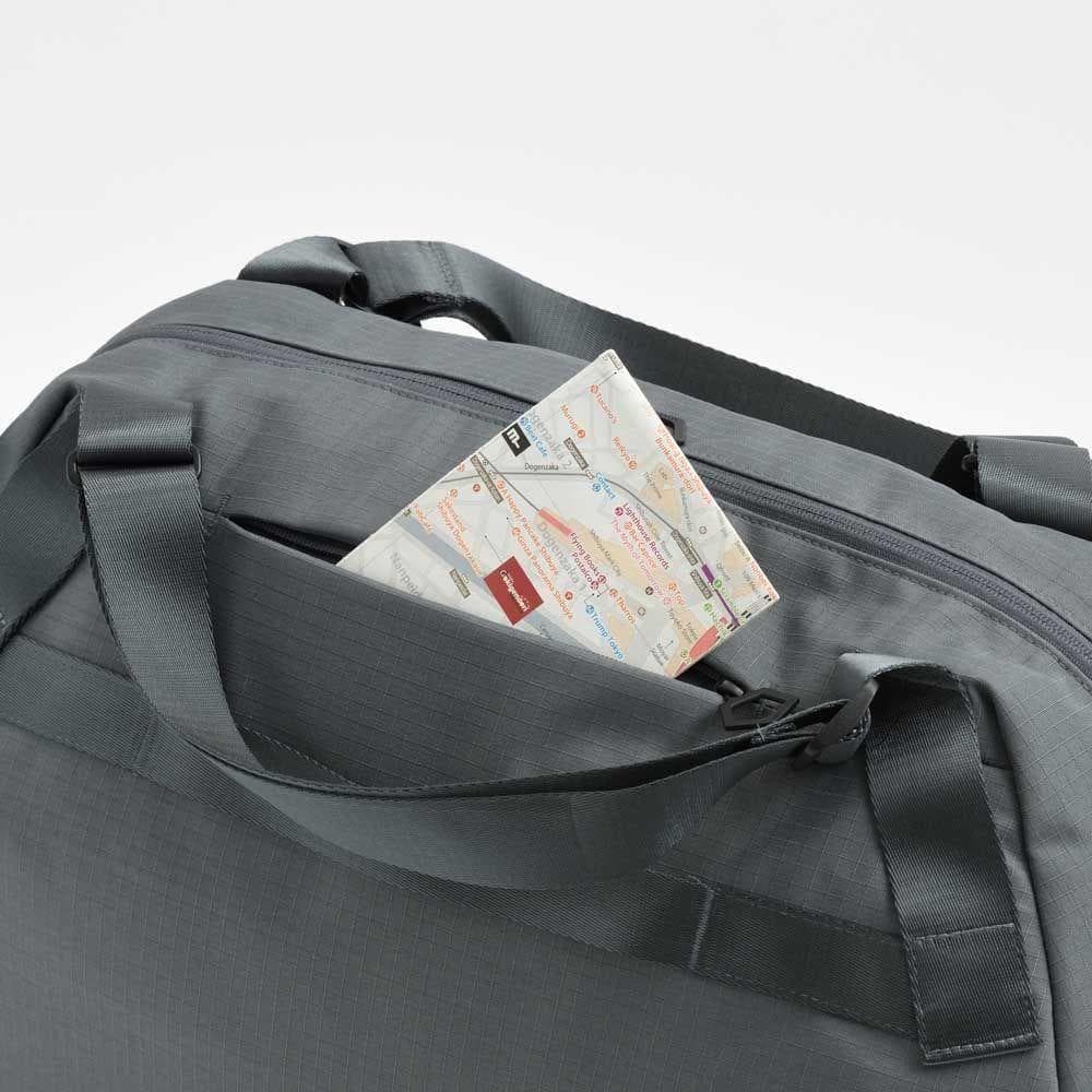 MILESTO ミレスト Hutte ヒュッテ ボストンバッグ ブラック