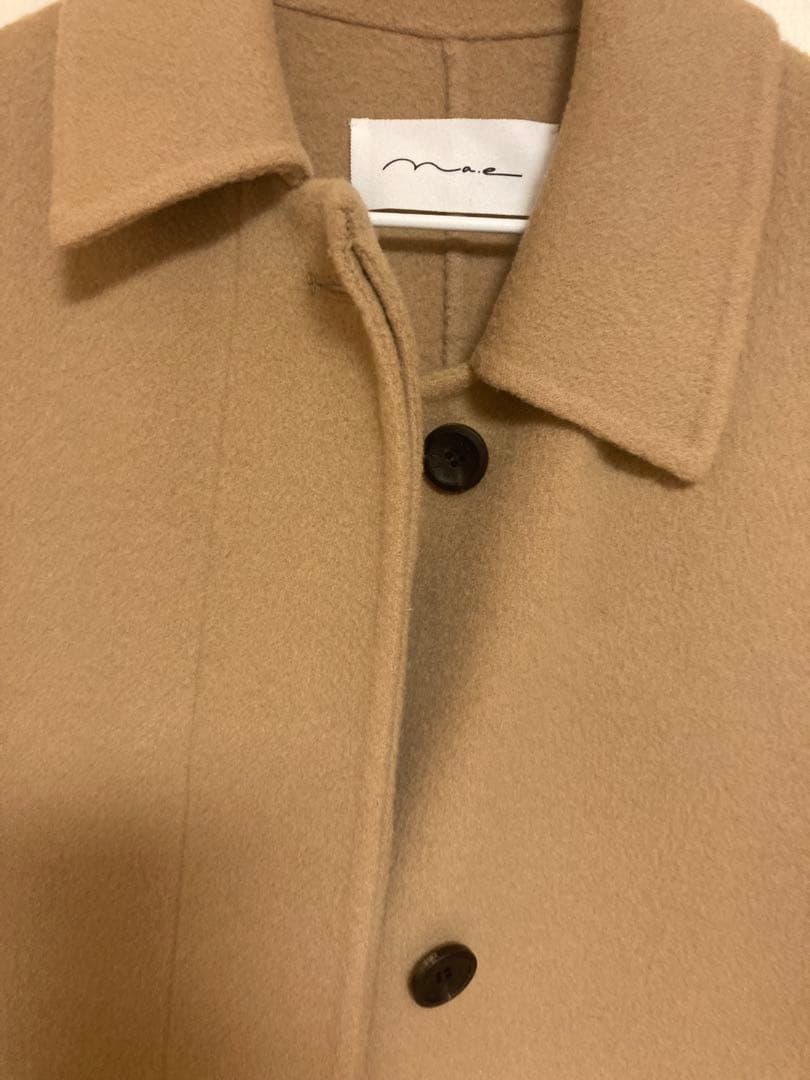 き*ぬ様 美品na.eコートSoutienCollarCoat_camel通常丈